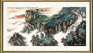 王文博_雨过山色清 云卷泉气香